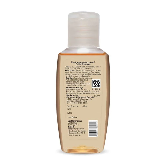 Neutrogena Deep Clean Facial Cleanser - Image 2