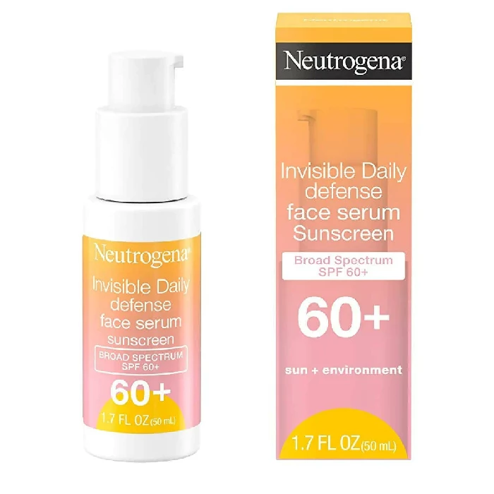 Neutrogena Invisible Daily Defense Face Serum Neutrogena Invisible Daily Defense Face Serum-Pack Size-50 ml