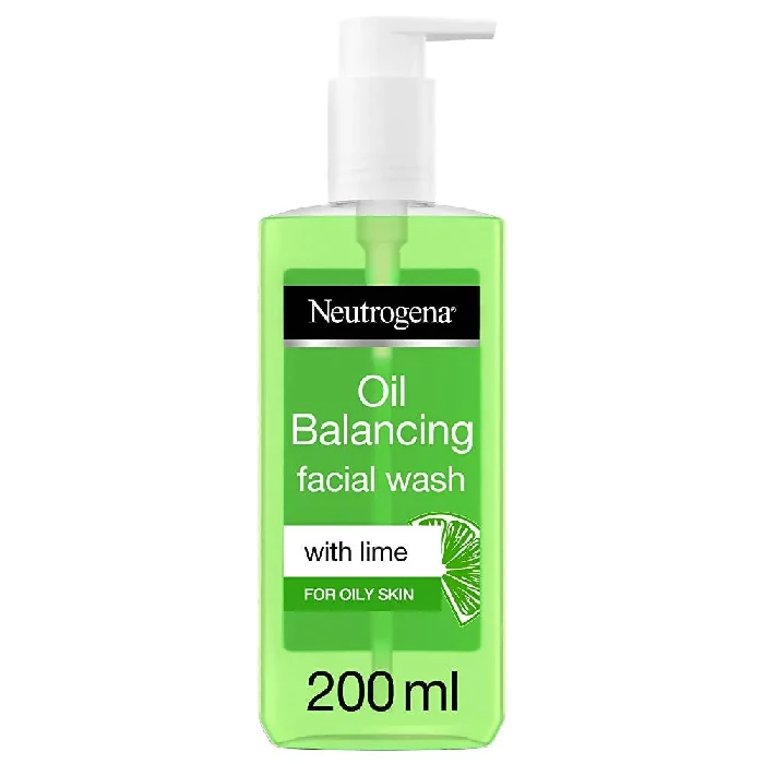 Neutrogena Oil Balancing Facial Wash with Pump Neutrogena Oil Balancing Facial Wash with Pump-Pack Size-200 ml