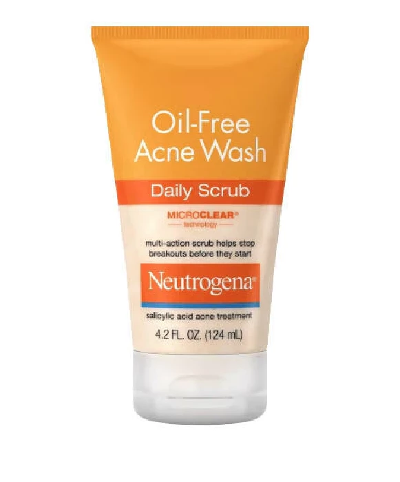 Neutrogena Oil-Free Acne Wash Daily Scrub Neutrogena Oil-Free Acne Wash Daily Scrub-Pack Size-124 ml