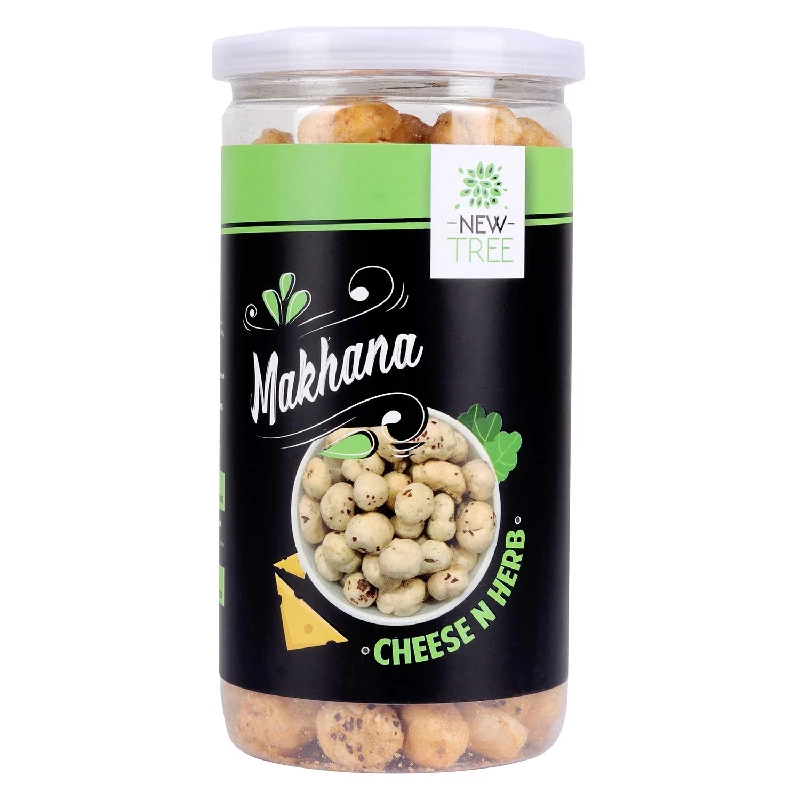 New Tree Healthy Snacks Combo of Jumbo Makhana Cream n Onion and Jumbo Makhana Cheese & Herb (Pack of 2) - Image 3