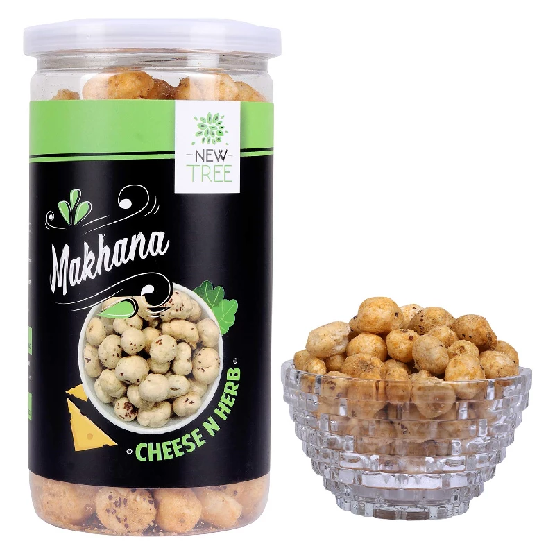 New Tree Healthy Snacks Combo of Jumbo Makhana Cream n Onion and Jumbo Makhana Cheese & Herb (Pack of 2) - Image 5