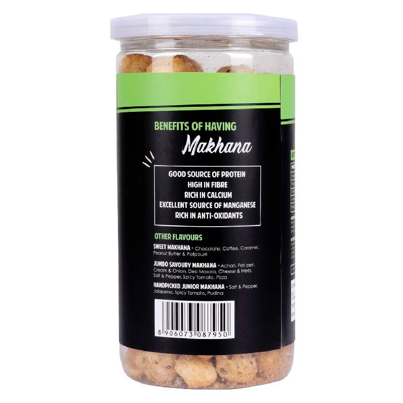New Tree Healthy Snacks Combo of Jumbo Makhana Cream n Onion and Jumbo Makhana Cheese & Herb (Pack of 2) - Image 7