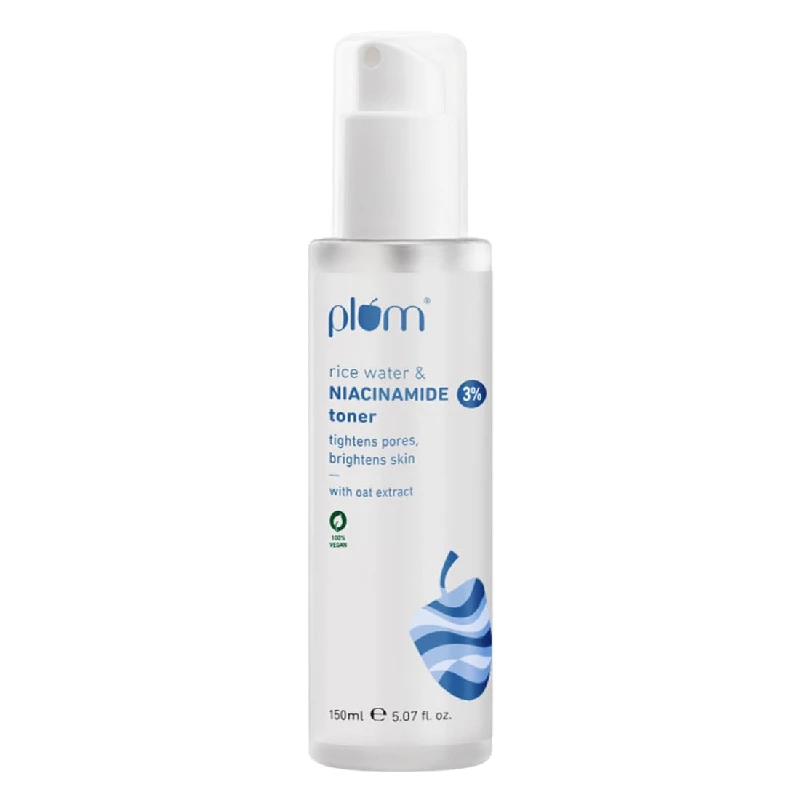 Plum Niacinamide & Rice Water Face Toner Plum Niacinamide & Rice Water Face Toner-Pack Size-150 ml
