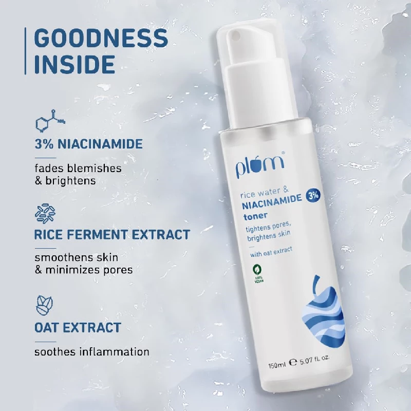 Plum Niacinamide & Rice Water Face Toner - Image 5