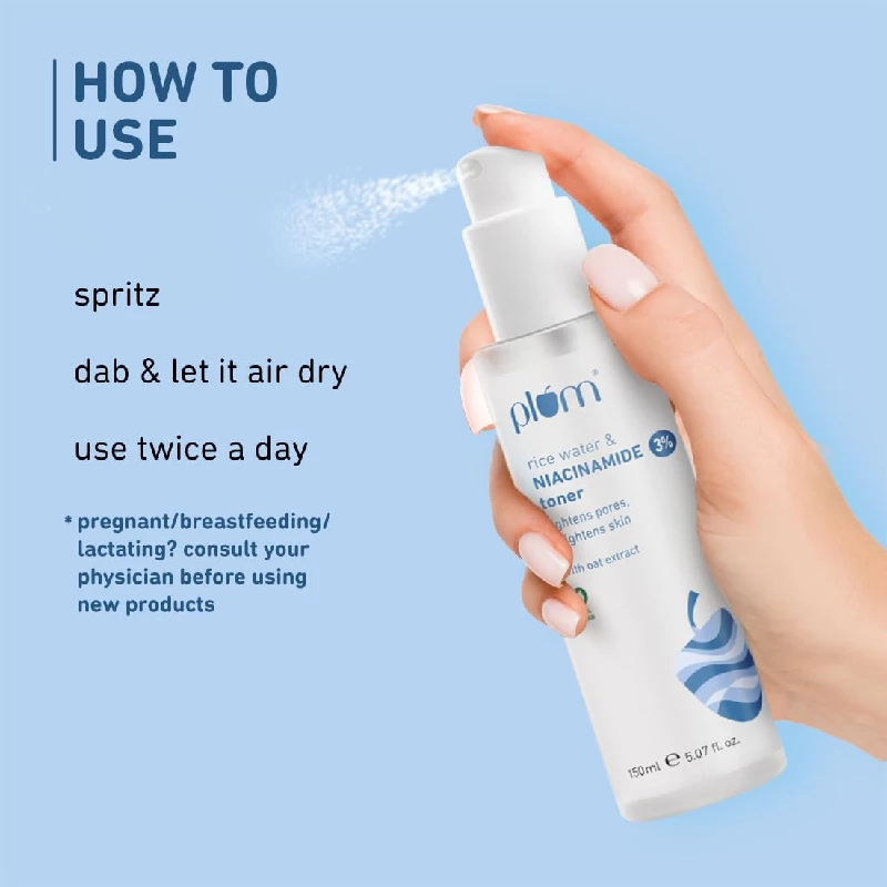 Plum Niacinamide & Rice Water Face Toner - Image 6