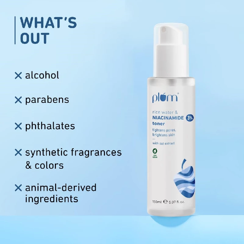Plum Niacinamide & Rice Water Face Toner - Image 7