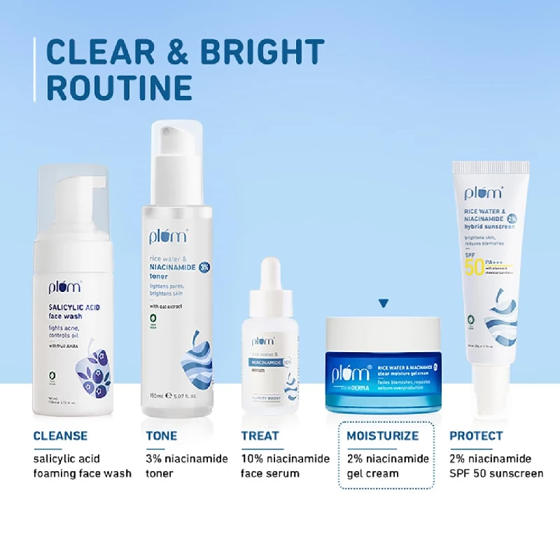 Plum Niacinamide & Rice Water Super Light Gel Cream - Image 5