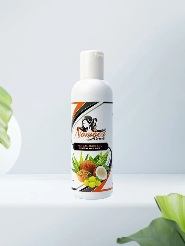 Nomees Dhruvi Herbal Hair Oil Nomees Dhruvi Herbal Hair Oil-Pack Size-200 ml