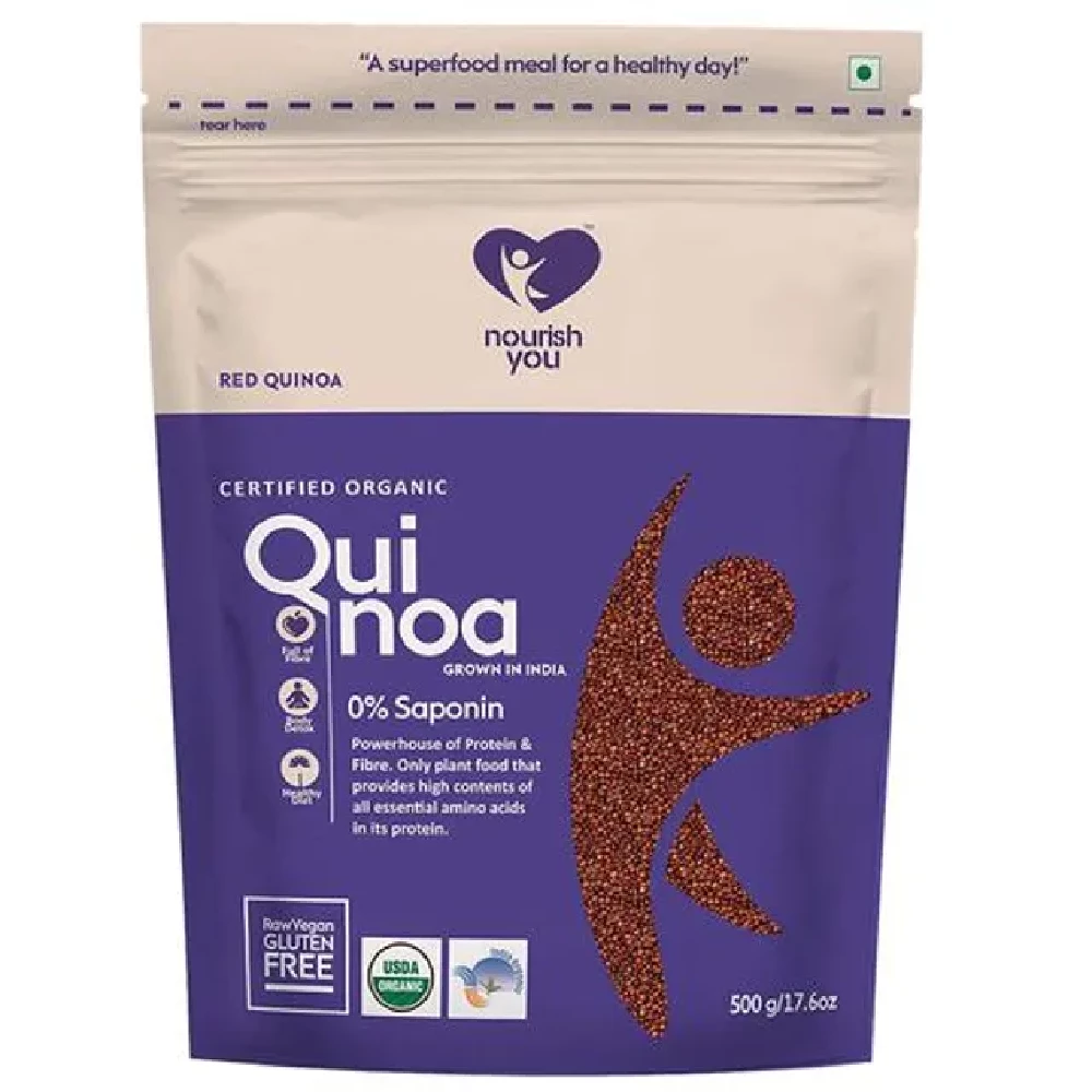 Nourish you Quinoa - Organic Red Nourish you Quinoa - Organic Red-Pack Size-500 g