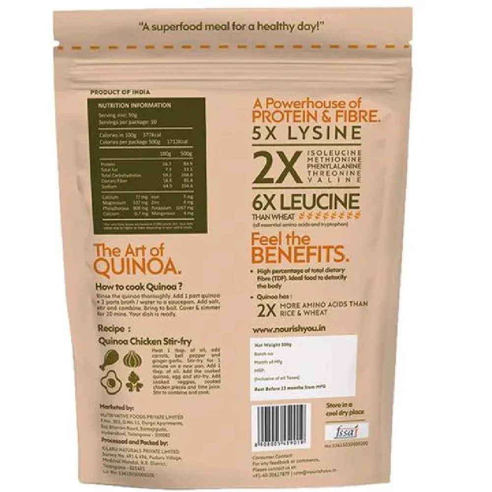 Nourish you White Quinoa - Grown in Peru - Image 2