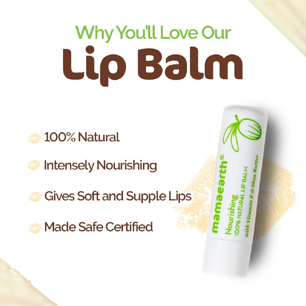 Nourishing 100% Natural Lip Balm with Vitamin E and Shea Butter for Soft & Supple Lips - Image 3
