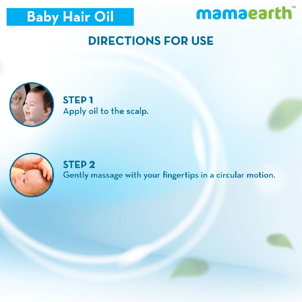 Mamaearth Nourishing Hair Oil for Babies with Almond and Avocado Oil - Image 6
