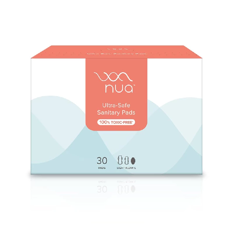 Nua Ultra-Safe Light-L Sanitary Pads Nua Ultra-Safe Light-L Sanitary Pads-Pack Size-30 Pads