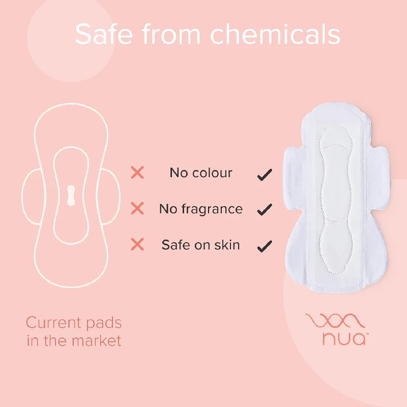 Nua Ultra-Safe Medium-XL Sanitary Pads - Image 6