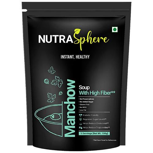 NutraSphere Manchow High Fiber Soup - Low Fat NutraSphere Manchow High Fiber Soup - Low Fat--100 g