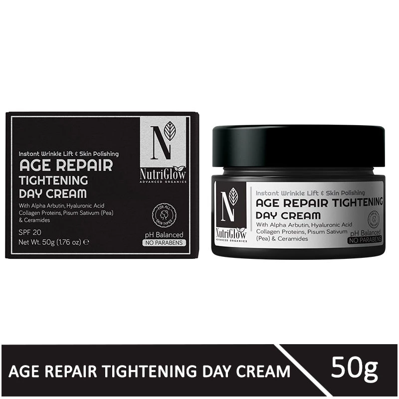 NutriGlow Advanced Organics Age Repair Tightening Night Cream NutriGlow Advanced Organics Age Repair Tightening Night Cream-Pack Size-50 g
