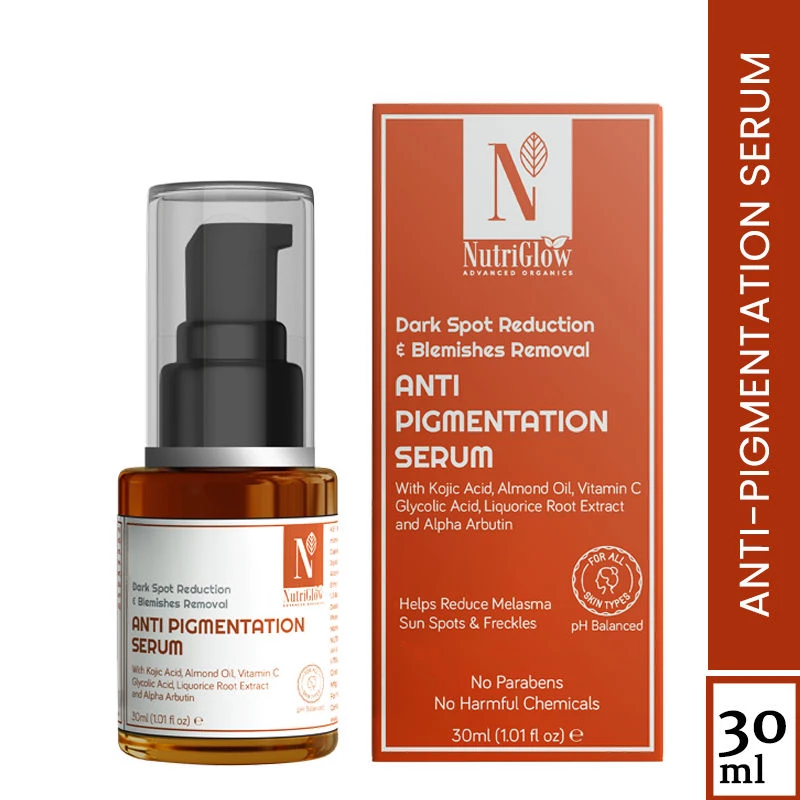 NutriGlow Advanced Organics Anti-Pigmentation Serum NutriGlow Advanced Organics Anti-Pigmentation Serum-Pack Size-30 g