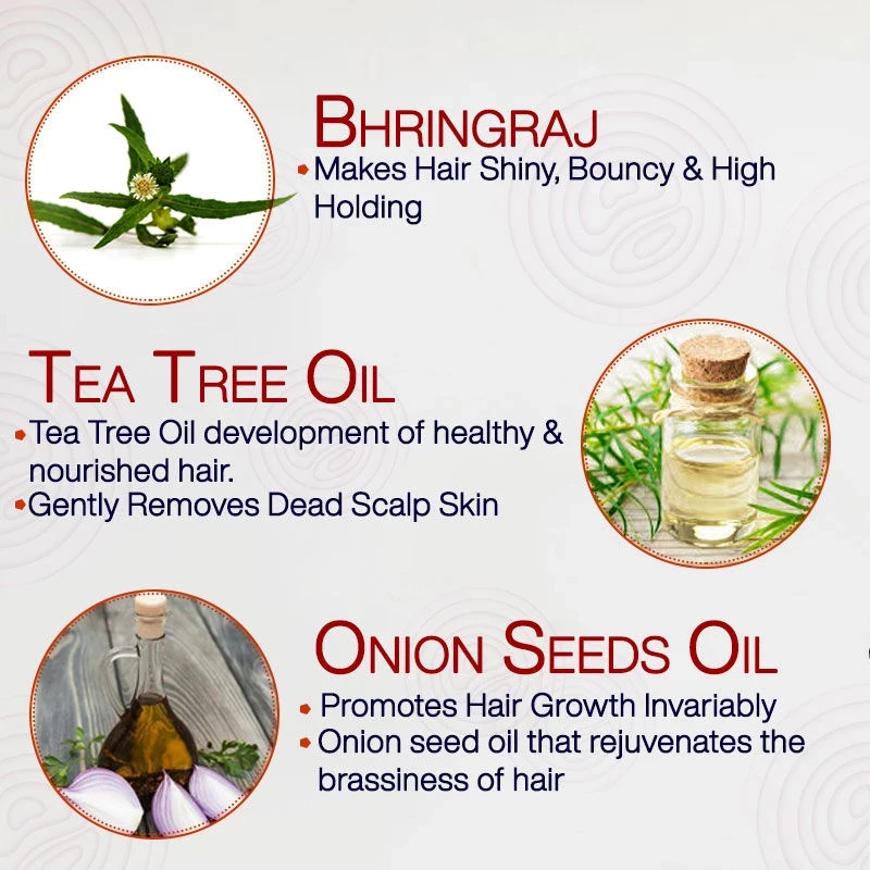NutriGlow Natural's Onion Hair Shampoo for Damage Repair - Anti Dandruf - Image 4