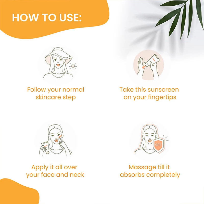 NutriGlow Naturals Advanced Pro Formula Papaya Sunscreen SPF 50 PA+++ - Image 6