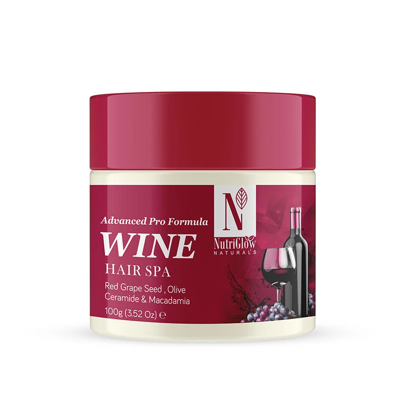 NutriGlow Naturals Advanced Pro Formula Wine Hair Spa - Image 2