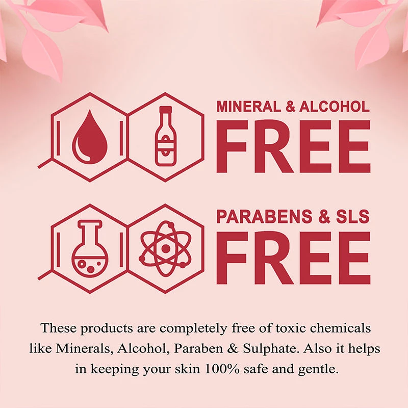 NutriGlow Naturals English Rose Facial Kit With 100% English Rose Hydrosols - Image 6