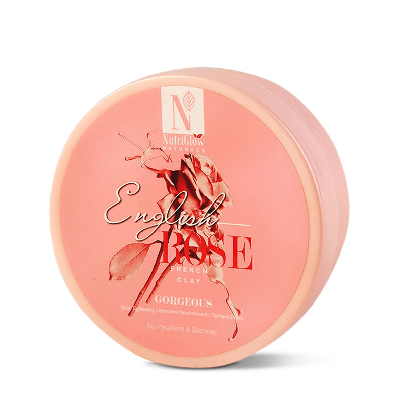 NutriGlow Naturals English Rose French Clay For Skin Tightening - Image 2
