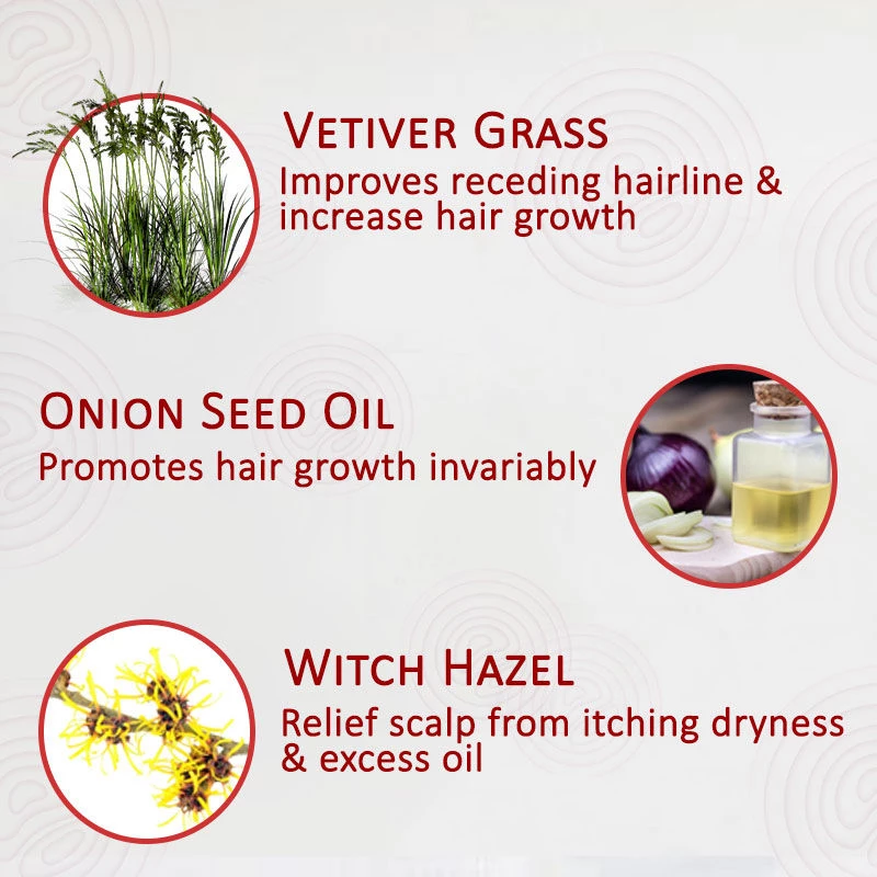 NutriGlow Naturals Onion Hair Re-Growth Booster For Thinning & Receding Hair - Image 4