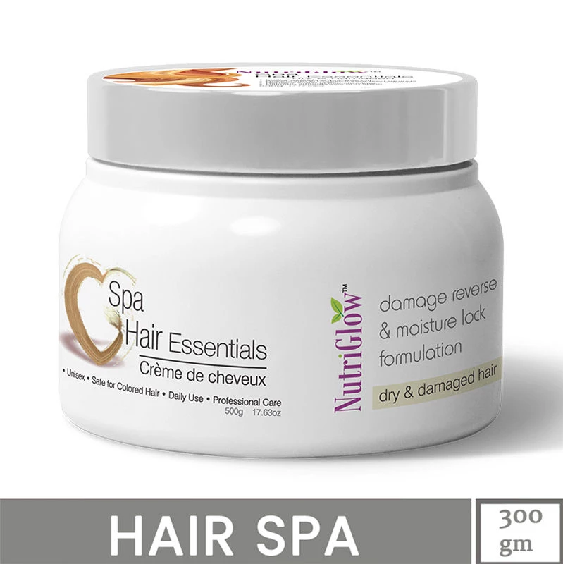 NutriGlow Spa Hair Essentials For Dry & Damage Hair NutriGlow Spa Hair Essentials For Dry & Damage Hair-Pack Size-300 g