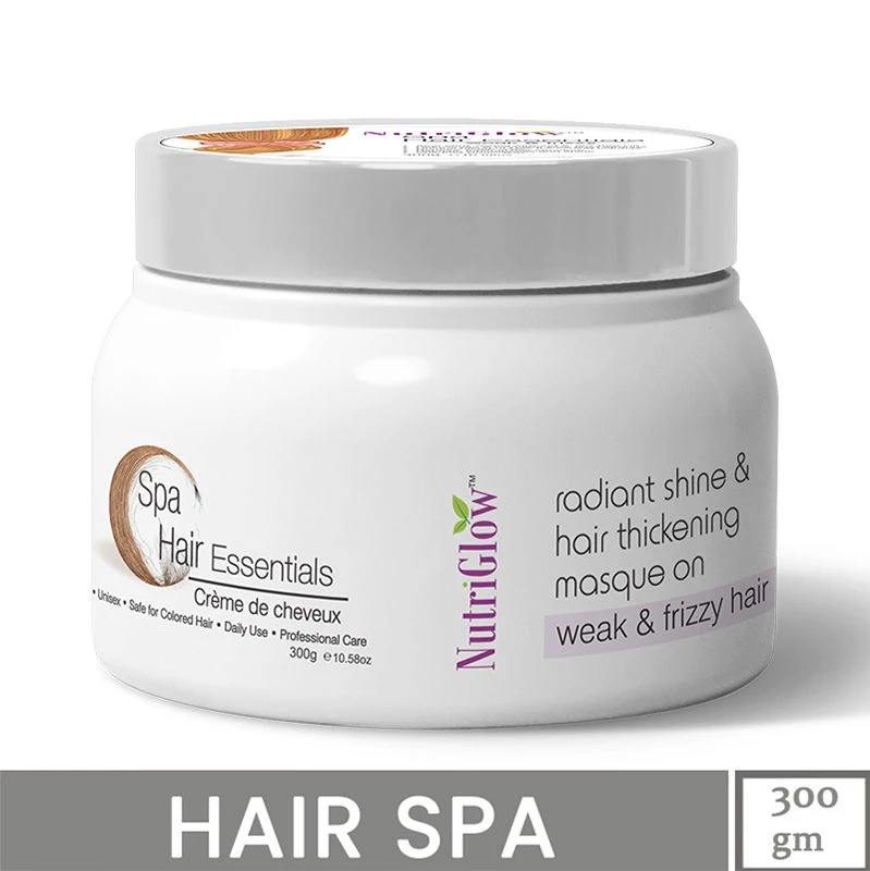 NutriGlow Spa Hair Essentials For Weak & Frizzy Hair NutriGlow Spa Hair Essentials For Weak & Frizzy Hair-Pack Size-300 g