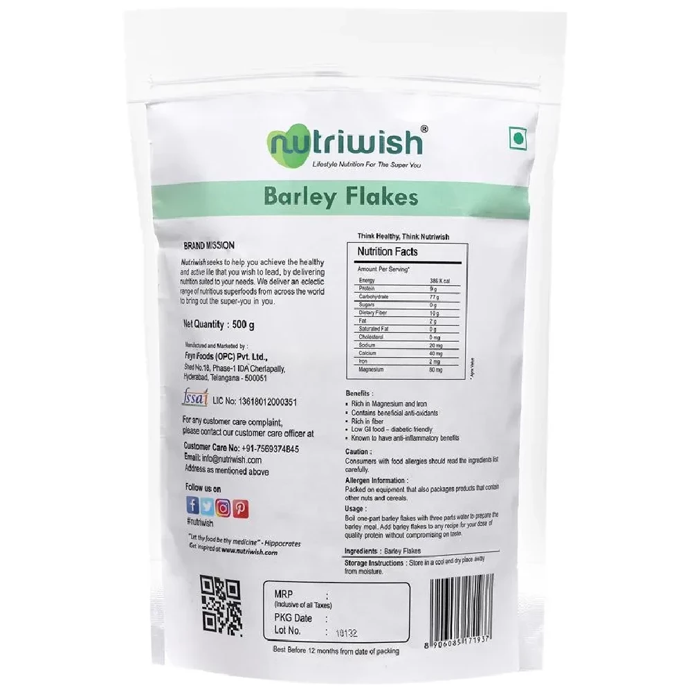Nutriwish Barley Flakes - Image 2