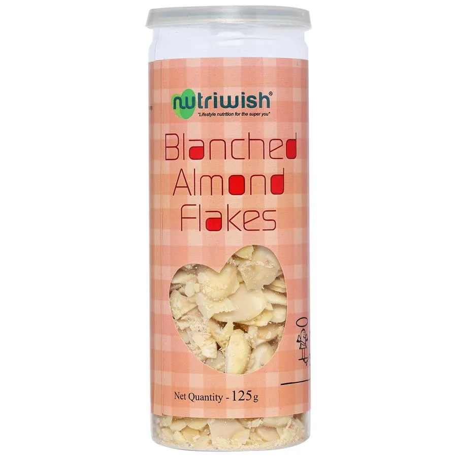 Nutriwish Blanched Almond Flakes