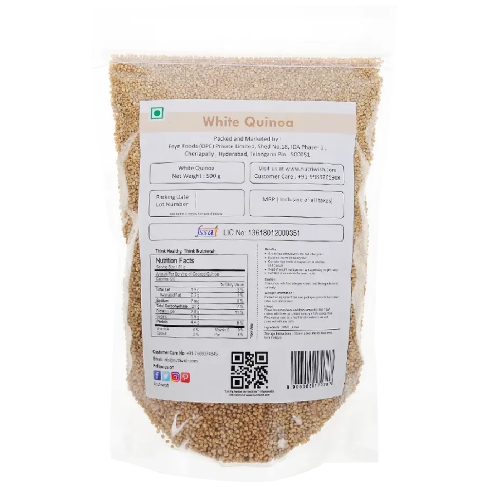 Nutriwish Gluten-Free White Quinoa - Premium - Image 9
