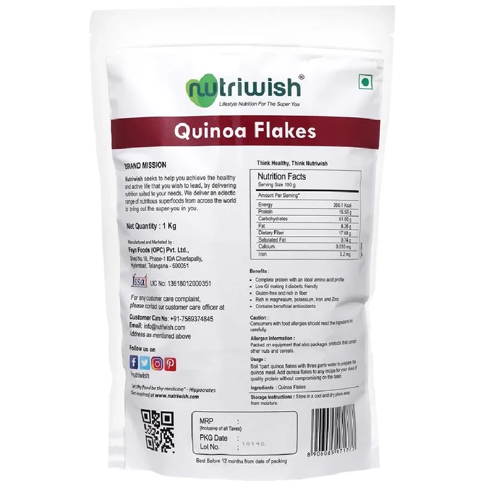 Nutriwish Quinoa Flakes - Image 2