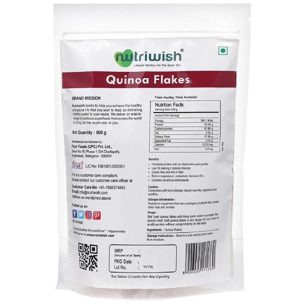 Nutriwish Quinoa Flakes - Image 9