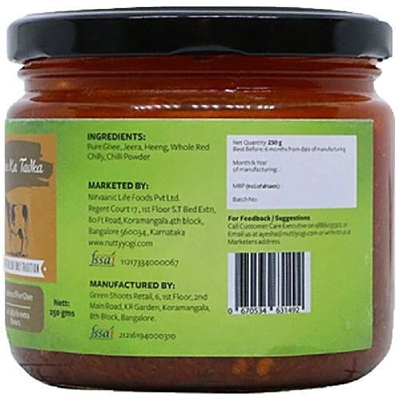 Nutty Yogi Ghee-Heeng Jeera Mirchi Ghee Tadka - Image 2