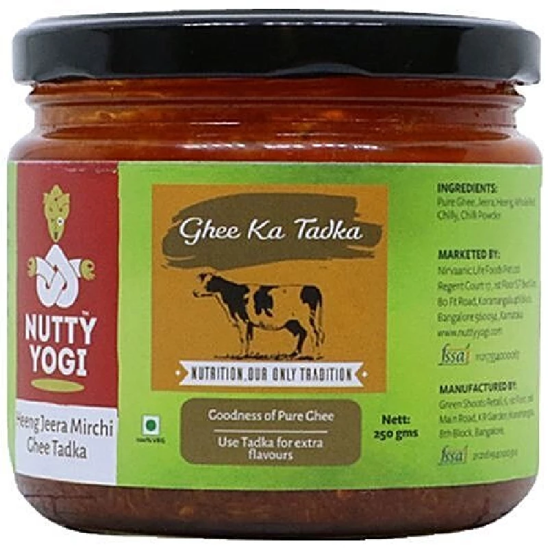 Nutty Yogi Ghee-Heeng Jeera Mirchi Ghee Tadka - Image 3
