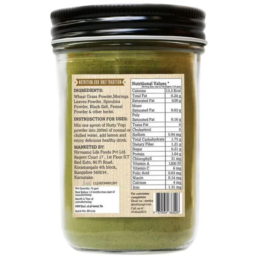 Nutty Yogi Organic Super Powder - Vita Mix - Image 2