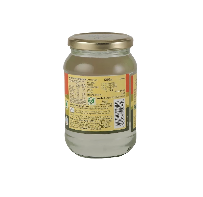 ORGANIC INDIA Cold Pressed Virgin Coconut Oil - Image 2