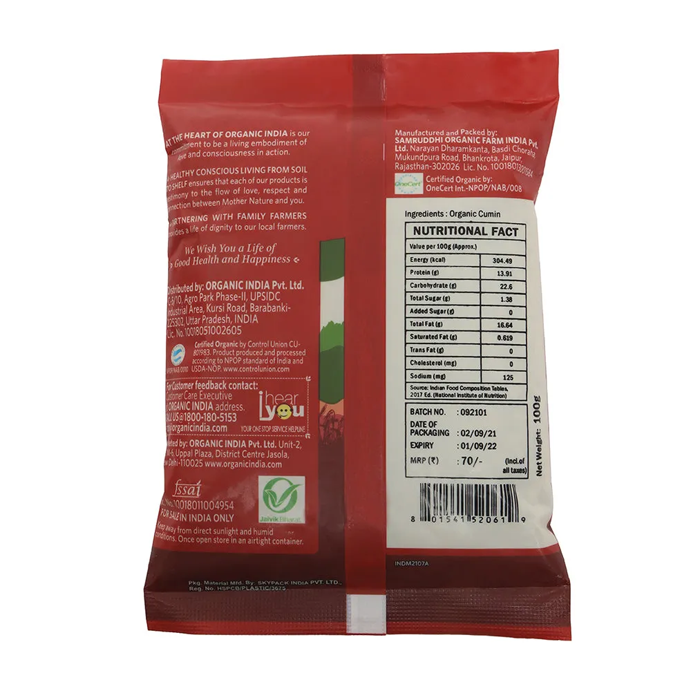 ORGANIC INDIA Cumin Whole - Image 2