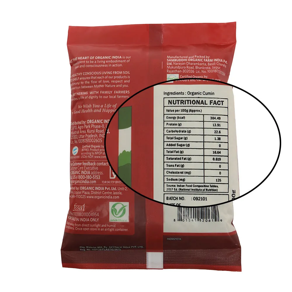 ORGANIC INDIA Cumin Whole - Image 3