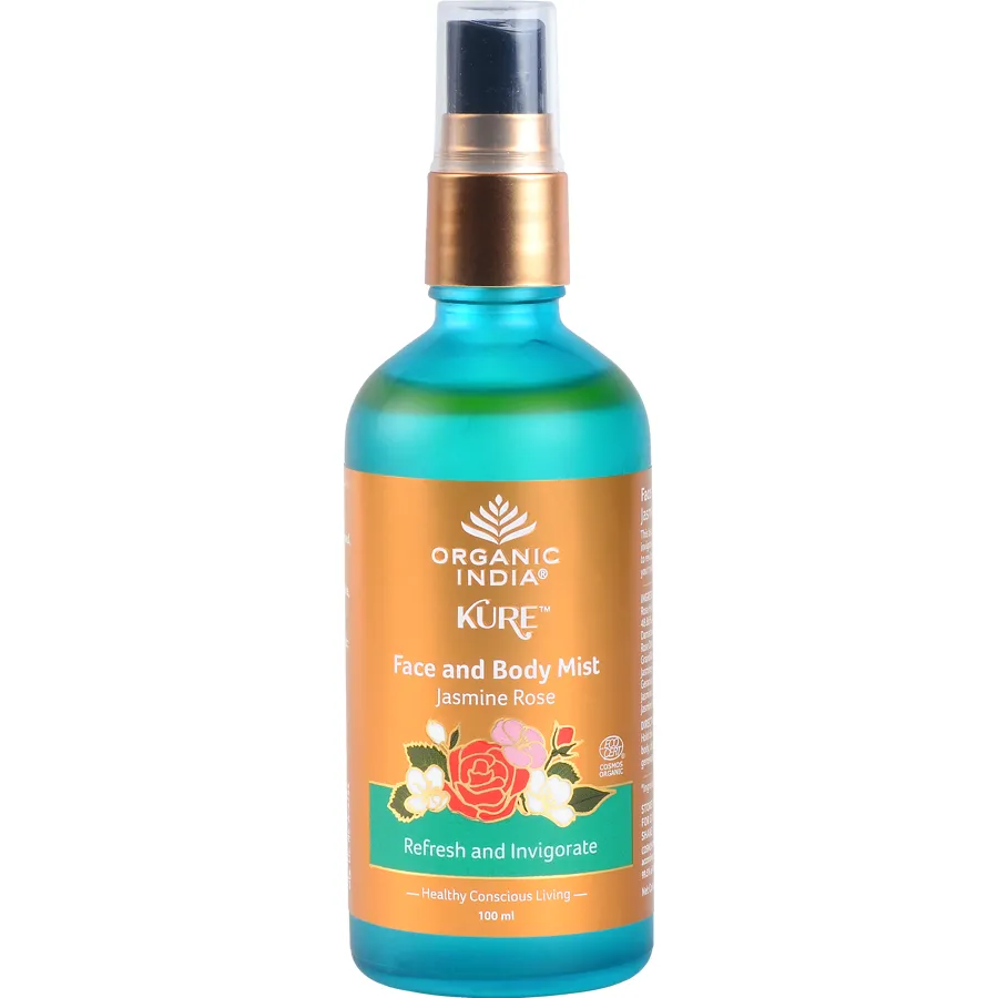 Organic India Face & Body Mist Jasmine & Rose