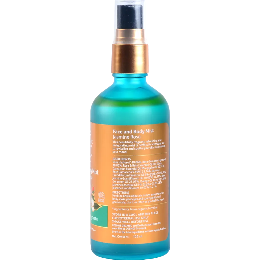 ORGANIC INDIA Face & Body Mist Jasmine & Rose - Image 3