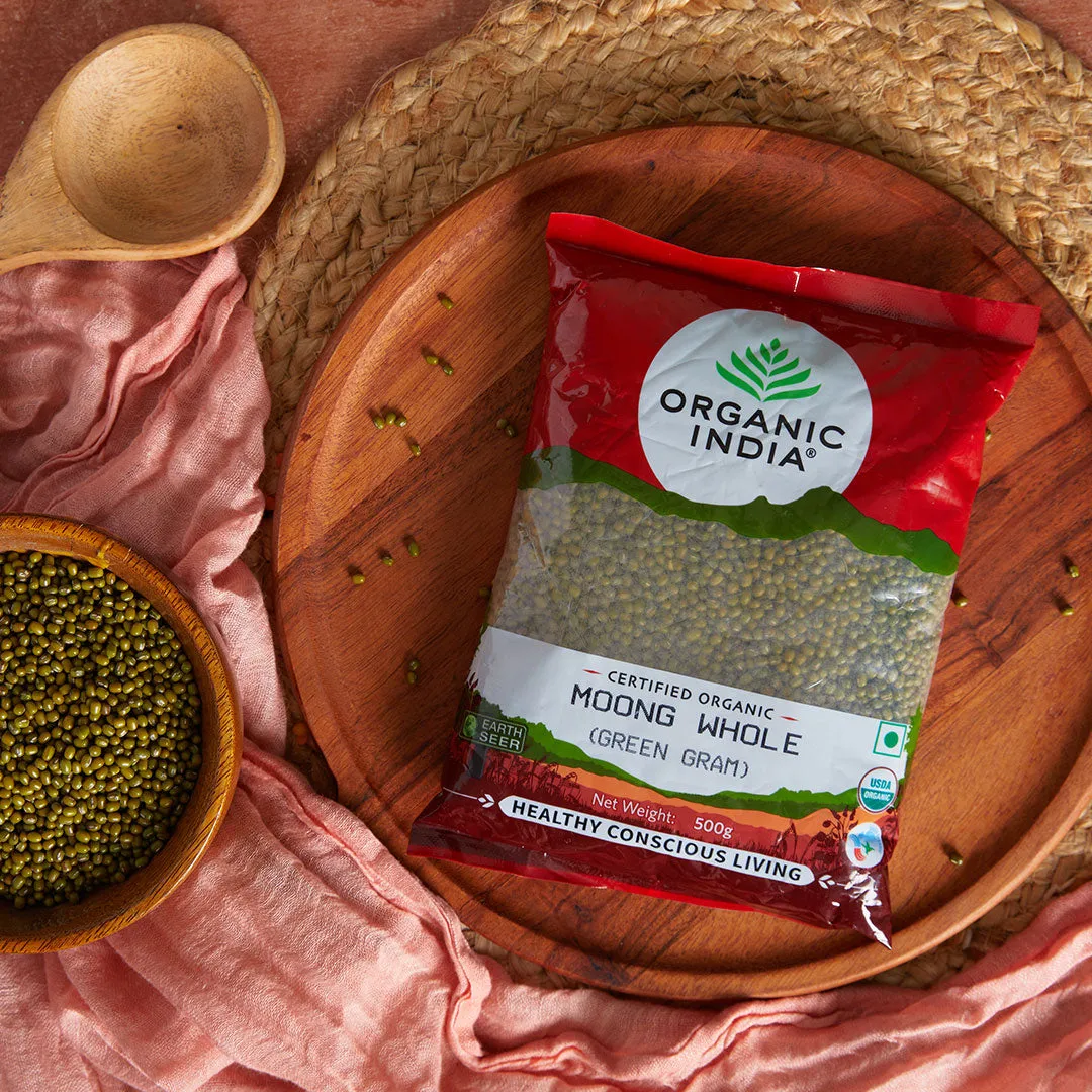 Organic India Moong Whole Green Gram