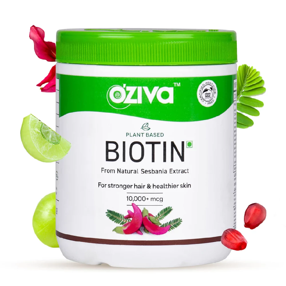 Oziva Biotin 10,000+ Mcg Classic