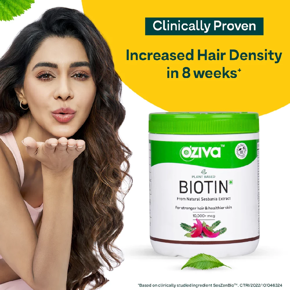 Oziva Biotin 10,000+ mcg - Classic - Image 2