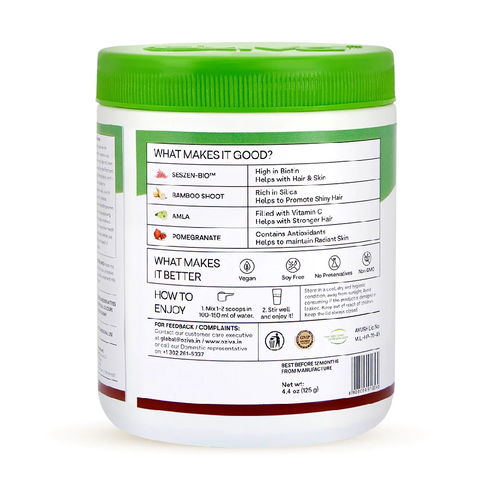 Oziva Biotin 10,000+ mcg - Classic - Image 7