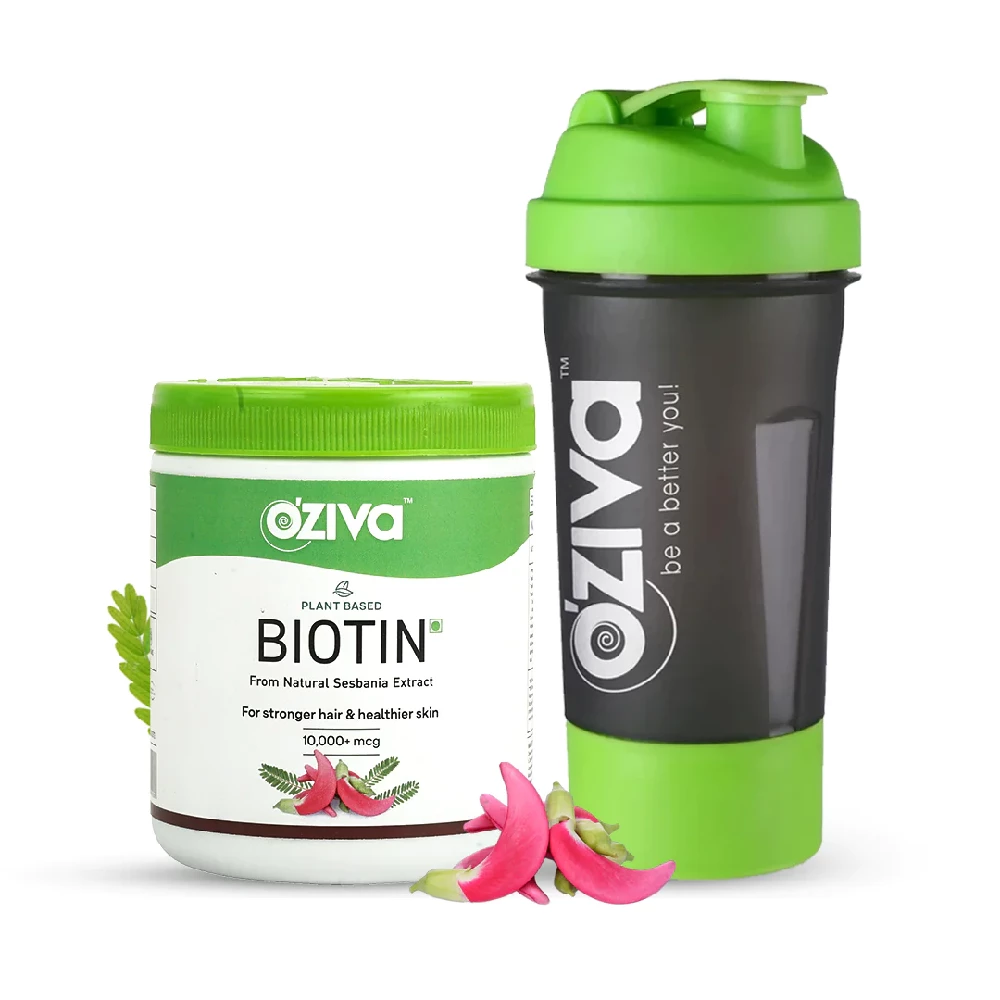 Oziva Biotin 10,000+ mcg - Lemon - Image 2