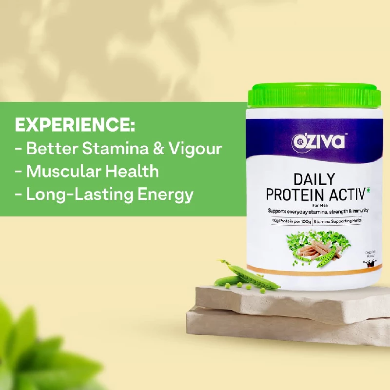 Oziva Daily Protein Activ for Men Chocolate - Image 2
