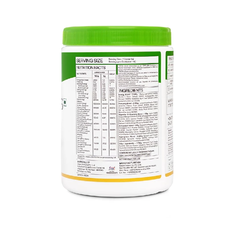 Oziva Superfood Greens & Herbs for Acne Control, Skin Health & Digestion - Image 5